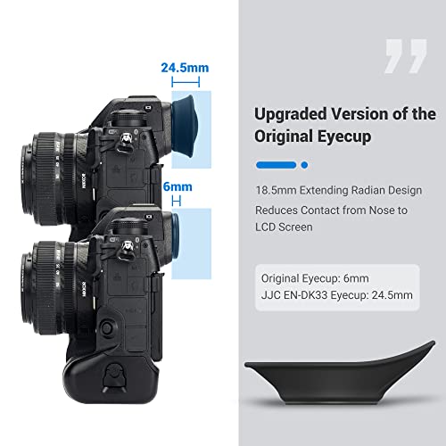 image for JJC [Updated Version] Z9 Z8 Zf Eye Cup Eyepiece, Camera Viewfinder Eye