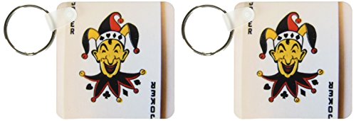 Porte-Clés Le Joker 3drose Lot de 2 | Ne Perdez Plus Vos Clés Grâce au Format 5,7 x 11,4 cm