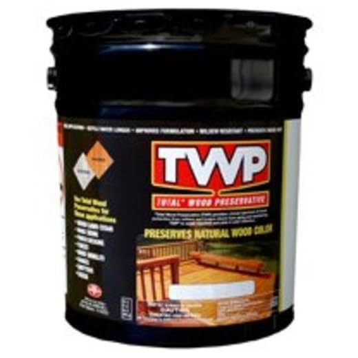 TWP 101 Pro-Series Cedartone Exterior Wood Stain & Sealer, Oil-Based Water-Repellent Wood Protectant for Decks, Fences, Siding & Log Homes, 5 Gallon
