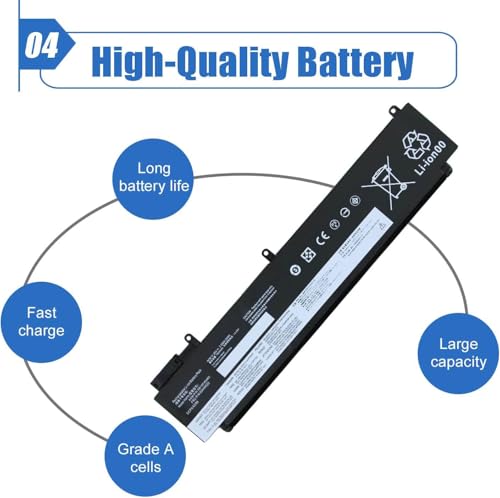 Image of 00HW022 00HW023 Laptop Battery Compatible with Lenovo ThinkPad T470s T460s