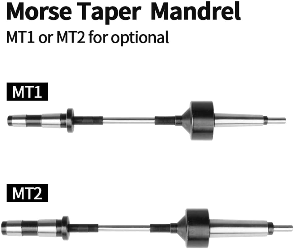Turning Tools, Woodworking Pen Mandrel Bundle with Mandrel Saver, 1MT