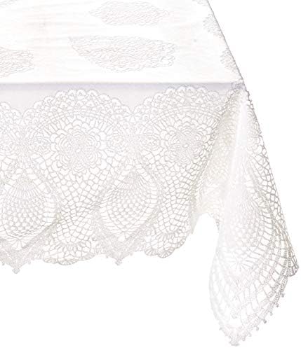 Vinyl Lace Table Cloth - 54" x 72"
