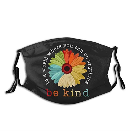 Colorful Sunflower Autism Awareness Washable Face Mask,Adjustable 2 Pieces Of Filter Reuse Bandanas Balaclava Masks For Men Women Teenagers #TOP8