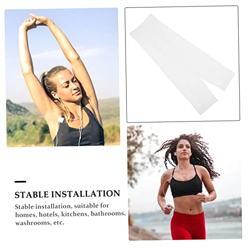 YARNOW 4 Pares Braçadeiras Respiráveis ​​de Cor Sólida Luvas De Braço De Resfriamento Mangas De Sol