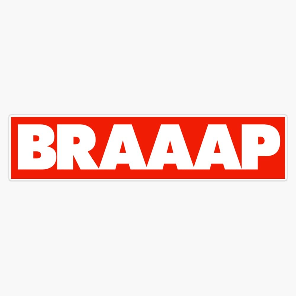 BRAAAP Bumper Sticker Vinyl Decal 5 inches