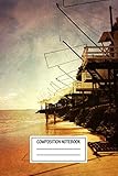 motel rocks erfahrungen  Composition Notebook: Landscapes Houses On The Beach French West Coast Wide Ruled Note Book, Diary, Planner, Journal for Writing