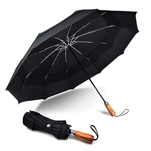 Top 10 Best Black Umbrella Wooden Handle Top Picks 2023 Reviews