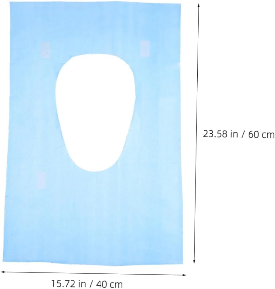 30pcs Disposable Toilet Seat Covers Travel Toilet Pads for Cleanliness Airports Hotels Hospitals Portable Convenient Bathroom
