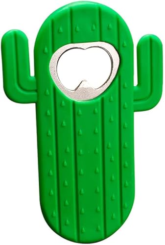 Abridor de botellas de cerveza de cactus con imán para nevera, refrescos, bebidas, abridor de botellas, bar, herramienta de cocina, regalo