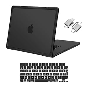 MOSISO Compatible with MacBook Pro 16 inch Case 2026 2025-2021 M4 M3 M2 M1 A3403 A3186 A2991 A2780 A2485, Soft TPU Bumper Anti-scratch&Anti-Fingerprint Hard Shell &Keyboard Skin&Type C, Black
