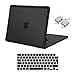MOSISO Compatible with MacBook Pro 16 inch Case 2026 2025-2021 M4 M3 M2 M1 A3403 A3186 A2991 A2780 A2485, Soft TPU Bumper Anti-scratch&Anti-Fingerprint Hard Shell &Keyboard Skin&Type C, Black
