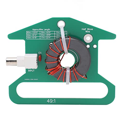 Balun PCB Transformer 49:1 for Shortwave Antenna 5-35MHz HAM Radio RF Projects and Signal Tuning