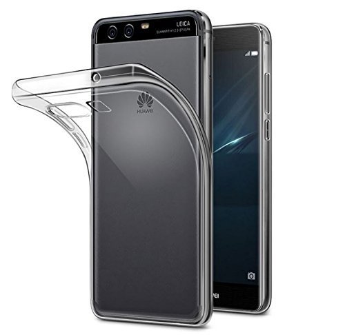 Coque Souple Transparente Pour Huawei P10 - Impression Fleurs Noires - Marque NOVAGO - Neuf