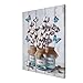 The Image Portrays Three Glass Jars Stylish Framed Wall Decor Easy To Hang High Durability Fits All Interiors Secure Packaging 12 x 16 in