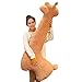 TZJ Fluffy Alpaca Peluche Che Abbraccia Cuscino Giocattolo, Peluche Cuscino per Dormire Bambola più Simpatico Coccole Lungo Collo Alpaca Peluche Divano Cuscino Cuscino (Brown,100cm/39.37in)