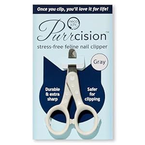 Purrcision – Cortaúñas felino (básico, gris)