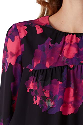 Image of Victor Alfaro Collective Rent The Runway Pre-Loved Painted Floral Peplum Top