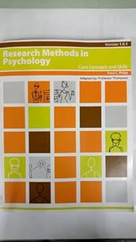 Paperback Research Methods in Psychology: Core Concepts and Skills Version 1.0.1 Book