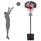 Best Sporting Basketballkorb Kinder Premium 165-205cm I Outdoor Basketballkorb verstellbar I Basketball Korb Outside I Transportable Korbanlagen für Einsteiger