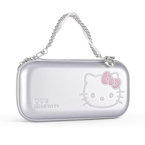 Kuitmor Carrying Case Compatible with Switch 2 (2025), Hardshell Storage Bag with Delicate Hand Chain, Portable Case for Switch 2 Game Console - HLK