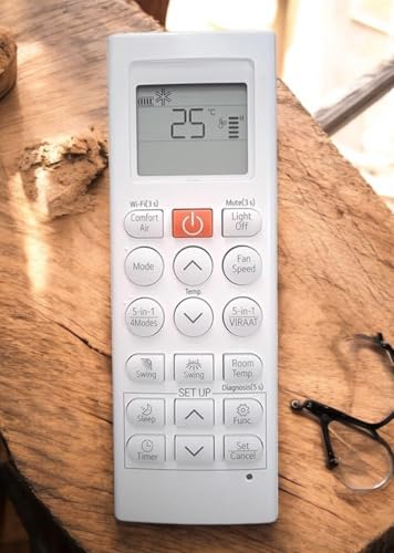 Image of Sanavya AC Remote Control - Compatible Replacement for Split & Window Air Conditioners - Replicates Genuine Remote Functions (LG AC Remote 6 in 1 VIRAAT Mode [AC-36U])
