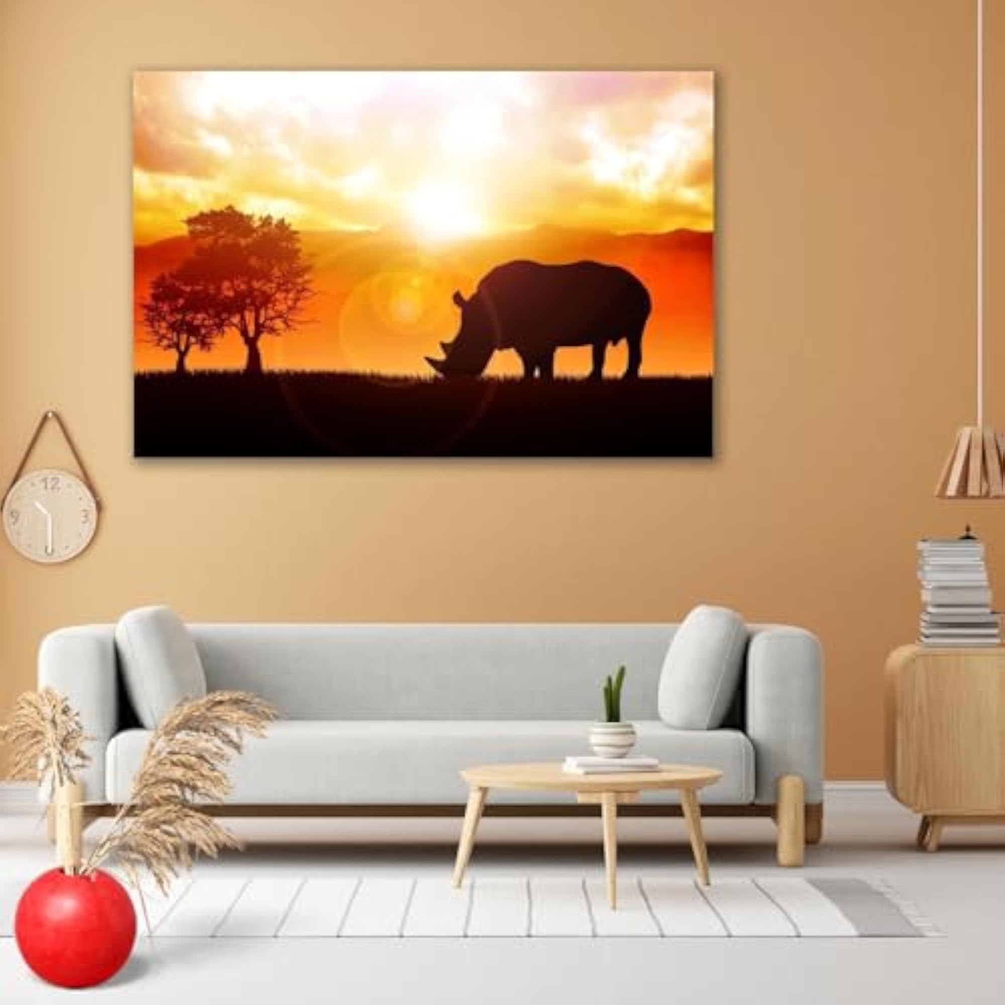 Rchino Wall Sticker for Home Decoration