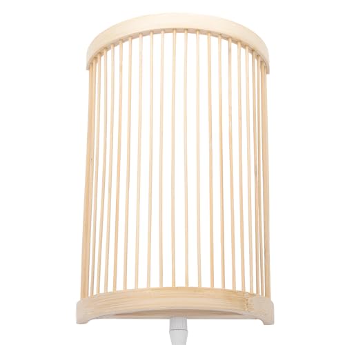 Lámpara de noche de bambú con luz difusa y decorativa para casa de huéspedes