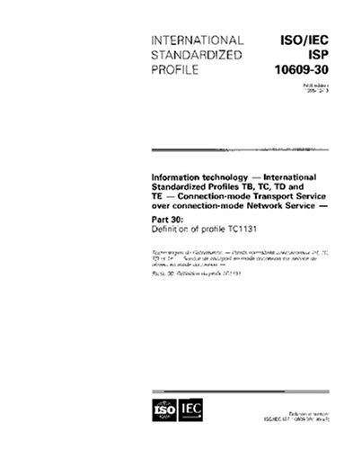 ISO/IEC ISP 10609-30:1995, Information technology - International ...