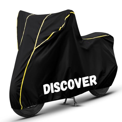 Image of Bike Cover for Discover 100% Waterproof, Dustproof & Scratch Resistant| Fully Bottom Elastic UV Resistant Heavy Duty Body Cover | All Weather Outdoor Use