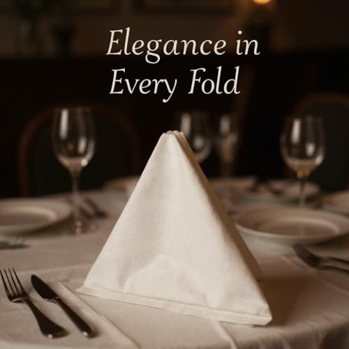 Servilletas de lino elegantes para bodas y banquetes, paños de tela reutilizables de 6 piezas 7
