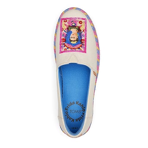 Image of TOMS Women's Valencia Denim Plaform Espadrille Flat Platform