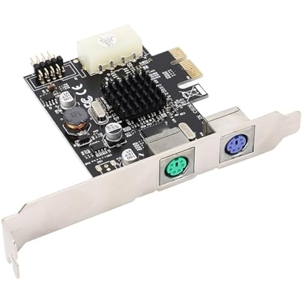 Плата расширения PCIE до PS 2 MCS9990CV Chip Keyboard Mouse 2-Port PS 2 to PC Expansion Card