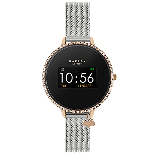 Image of Radley Series 5 Smart Ladies Stone Set Mesh Strap Watch RYS03-4003