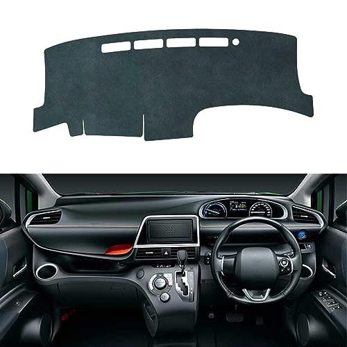 に適用 トヨタシエンタ170系 ダッシュボードマット 日焼け防止 ダッシュボードカバー シエンタ NSP170G/NCP175G/NHP170G型 車種専用設計 ダッシュボードマット レザー素材 ダッシュボード 遮光マット