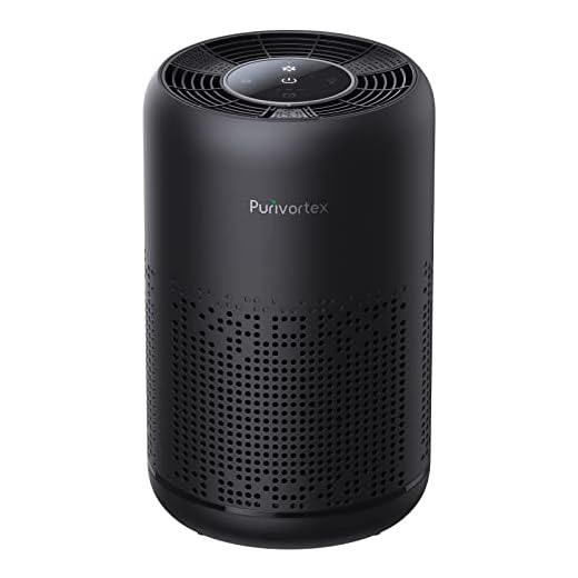 Purificador de ar HEPA para quarto – filtra odores de pelos de pelos – Portátil com esponja de fragrância – Modo de suspensão e controle de velocidade – AC300 (preto)