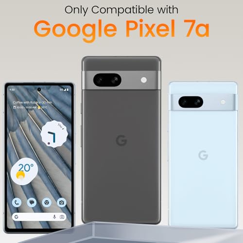 Étui Google Pixel 7a Idée Cadeau Mignon avec Nœud Argenté Pailleté - 2