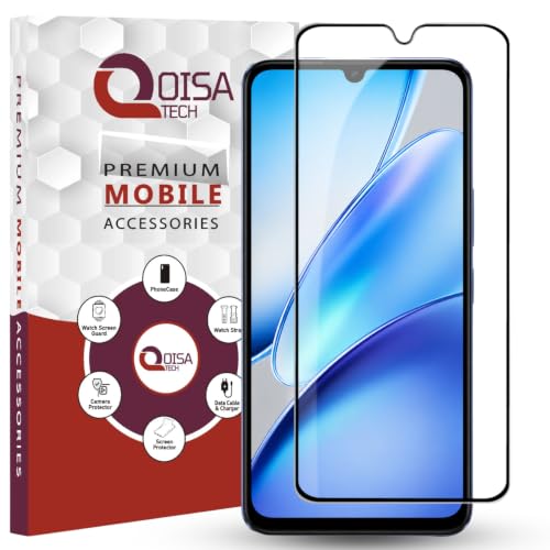 Image of Premium Tempered Glass Screen Protector Guard For Vivo T5 Lite 5G (6.74 Inch, Pack of 1) | Edge to Edge Coverage With Easy to installation kit