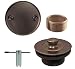 Oil Rubbed Bronze Conversion Bathtub Tub Drain Assembly Kit + Free Removal Tool