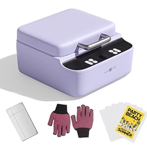 HTVRONT Phone Case Heat Press Machine – H17 Phone Case Heat Press with 3D Vacuum Heat, Precise Temperature Sublimation Phone Case Press Machine for Badges, Coasters, etc. (Compatible with Android)