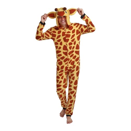 Giraffe Adult Long Sleeve Hooded Cosplay Onesie Costume Union Suit-XXL by Bioworld - Used condition - Image 8