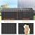 PatioZen 80 Gallon Resin Deck Box, Lockable Outdoor Storage Box for Patio Cushions Storage Furniture,Garden Tools, Pool Supplies, Weatherproof and UV Resistant (Black)