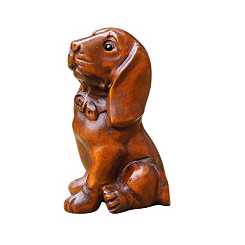 Ornements Feng Shui Chien en bois, le meilleur cadeau spirituel