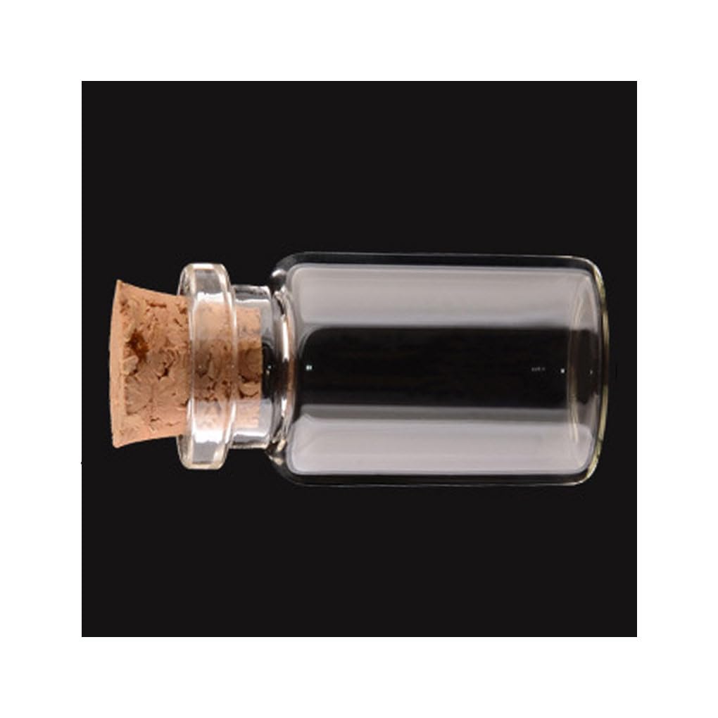 WOVEBIUS Glass Bottles Decoration Gifts Cork Adornments Mini Wishing Bottle Multi-Sizes Crafts Vials Ornaments Birthday 22 * 40 * 12.5