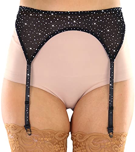 Image of ToBeInStyle Women's Wet Look Garterbelt