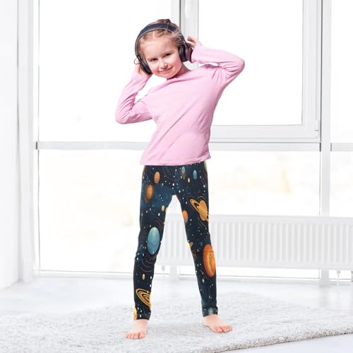 Toddler Girls Leggings Printed Yoga Pants Leggings Beautiful Starry Sky for Kids4