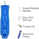 Ambitech Institution/Hospital Pack Glucometer Lancets | 500 Pieces| Pack Of 1| Made In India,blue gallery image