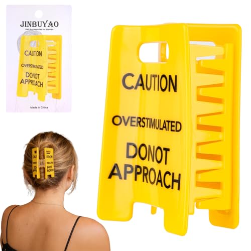 Overstimulated Do Not Approach �w�A�N���b�v �x���T�C���t���A4�F�̃��j�[�N�ȃw�A�A�N�Z�T���[�A�e3.2�C���`�A���[���A���D�Ƃւ̃��[���A���D�Ƃւ̃p�[�\�i���C�Y���ꂽ�M�t�g(�C�G���[)