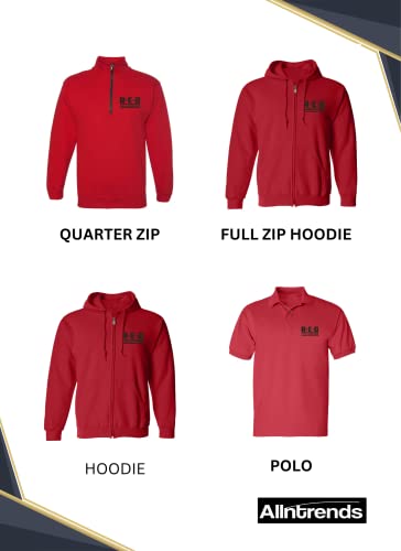 RED Friday Remember Everyone Deployed Embroidered Support Hoodies Polo and Quarter Zip4