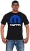 JH Design Men's Mopar Logo T-Shirt Short Sleeve Crew Neck Shirt (Large, Black)