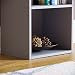 Vida Designs Oxford 5 Tier Cube Bookcase, Grey Wooden Shelving Display Storage Unit Office Living Room Furniture